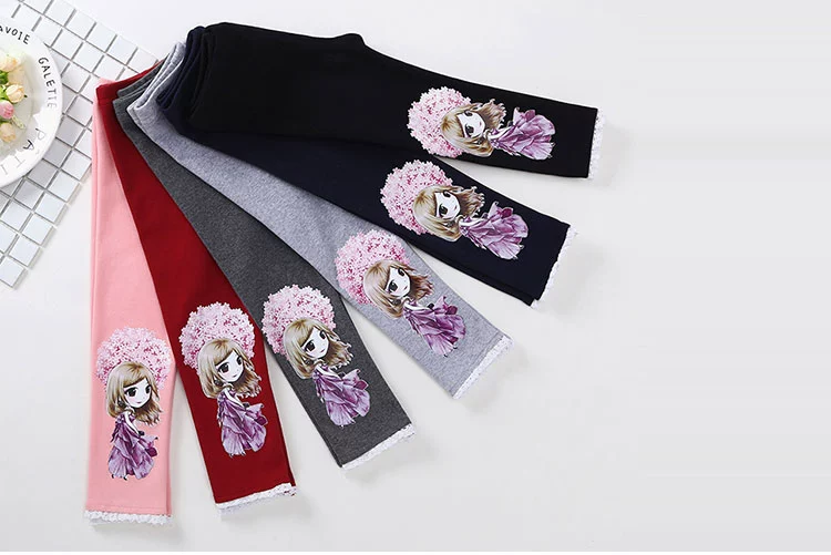 Quần legging bé gái xuân hè 2019 mới công chúa quần cotton cho bé mùa xuân quần bé gái giản dị