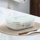 bộ 3 hộp cơm giữ nhiệt thép không gỉ lock&lock Hộp cơm trưa bằng gốm chia hộp Bento Hộp đựng lò vi sóng có nắp có thể tháo rời Hình chữ nhật Hộp bảo quản nhân viên văn phòng - Hộp cơm điện sưởi ấm hộp cơm điện 3 tầng loại nào tốt