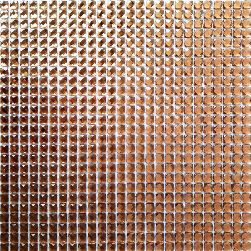 13 Face Drilling Tea Mirror Glass Grinding Edge Mosaic TV Background Wall Tiles KTV Bar Tile Makeup room Furnishing