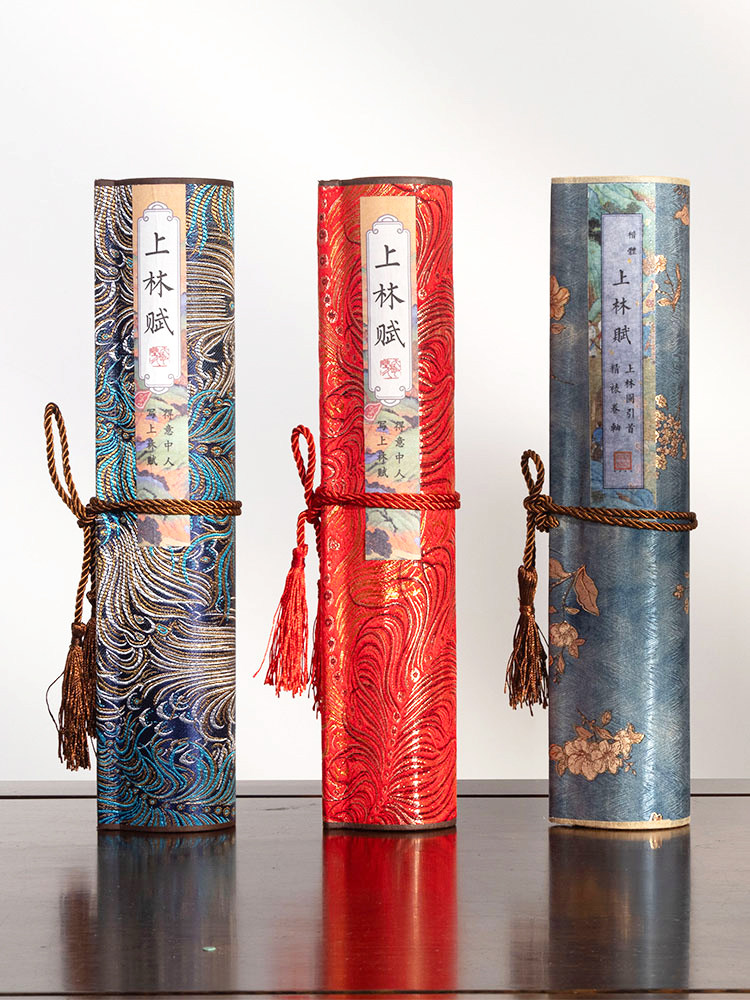 Shanglinfu Copybook Long Scroll Complete Copybook 5m Small Regular Script Brush Calligraphy Copybook for Adults Scroll Gift for Male and Female Friends Birthday Gift Pen-Style Brush Beginner's Copybook Set for Men