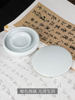 Celadon Inkstone for Calligraphy, Special Inkstone for Practicing Calligraphy, Ink Dish for Holding Ink, Ink Box with Lid, Double-Ring to Prevent Ink Drying, Creative Ceramic Inkstone, Pen Washer, Pen Licking Bowl, Calligraphy and Chinese Painting Supplies, Study Room Decoration