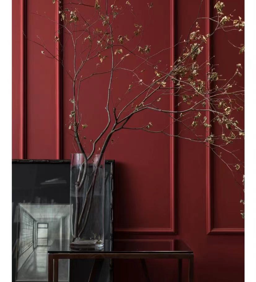 Cai Zhou interior wall paint red latex paint home decoration tasteless environmental protection paint big red pink rose red brush wall paint self-brush
