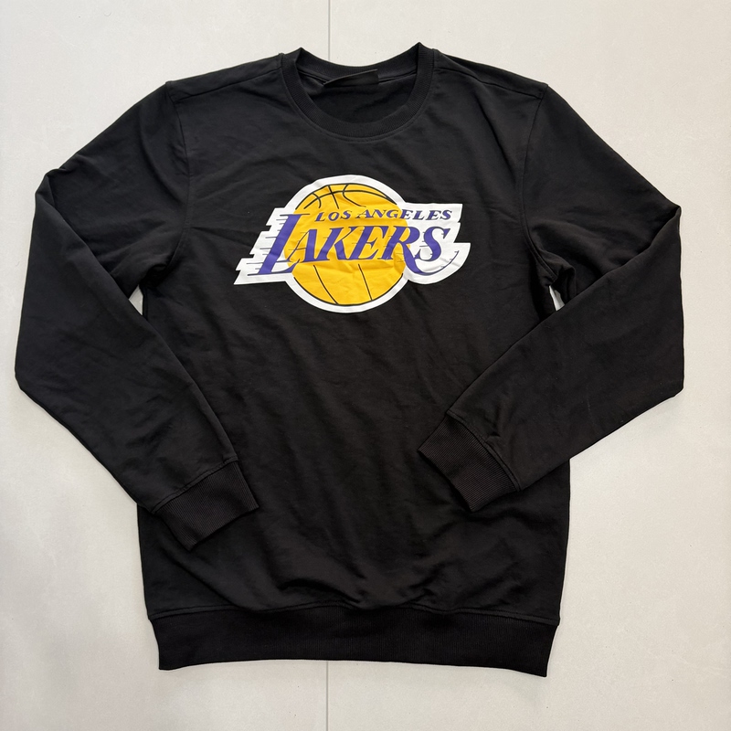 American Retro Foreign Trade Team Style Lakers Printed Long-Sleeved Terry Sweatshirt for Men, Autumn and Winter Loose Casual Sports Top American Retro Foreign Trade Team Style Lakers Printed Long-Sleeved Terry Sweatshirt for Men, Autumn and Winter Loose Casual Sports Top