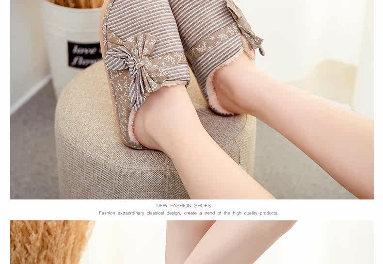 Pantoufles enfants en coton WARRIOR pour hiver - Ref 1018294 Image 22