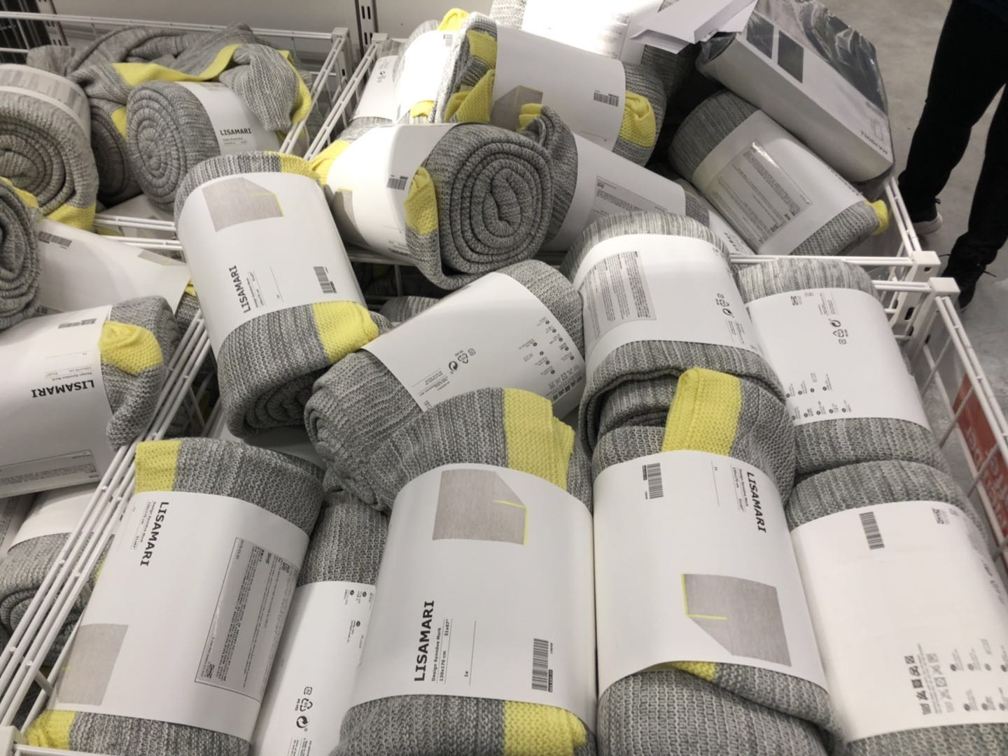 IKEA trong nước mua Lisa Marie chăn giải trí chăn mền mùa hè mát mẻ là khăn tắm siesta giường với dòng bông sofa - Ném / Chăn mền nhung mỏng