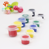 6 conjoined acrylic paint A total of 12 color suit waterproof solid color kindergarten diy painting materials wholesale
