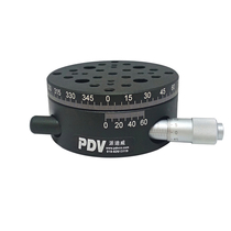 PT-SD206 precision manual rotating table cricocele 360 degree rotating precision displacement table angle adjustment