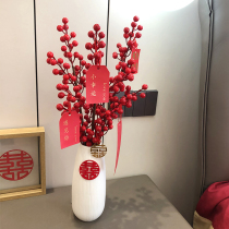 Wedding House Arrangement Suit Wedding Gift decoration New room Bedroom Living room Men and women Square Pulp Fruit Vases Decorative Pendulum items