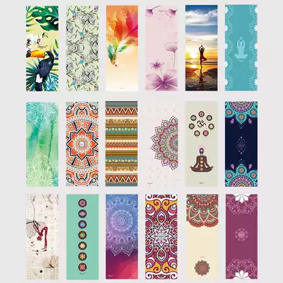 Custom printed LOGO nouveau riche pad Natural rubber pad printed men's and women's professional yoga mat fitness mat non-slip yoga mat