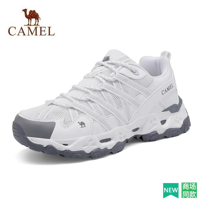 Camel Men's Outdoor Hiking Shoes, Summer Breathable Mesh Shoes, Women's Non-Slip Lightweight Travel Hiking Sports Casual Shoes