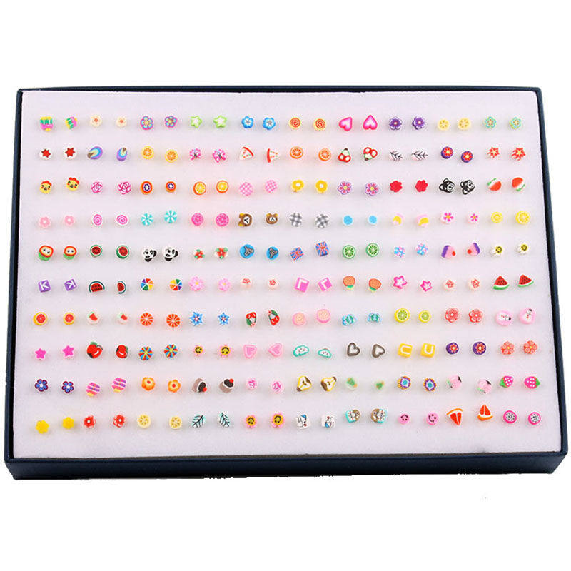 Anti-allergic ear stick ear needle anti-inflammatory stick transparent plastic simple student sterile ear stick ear needle match head female