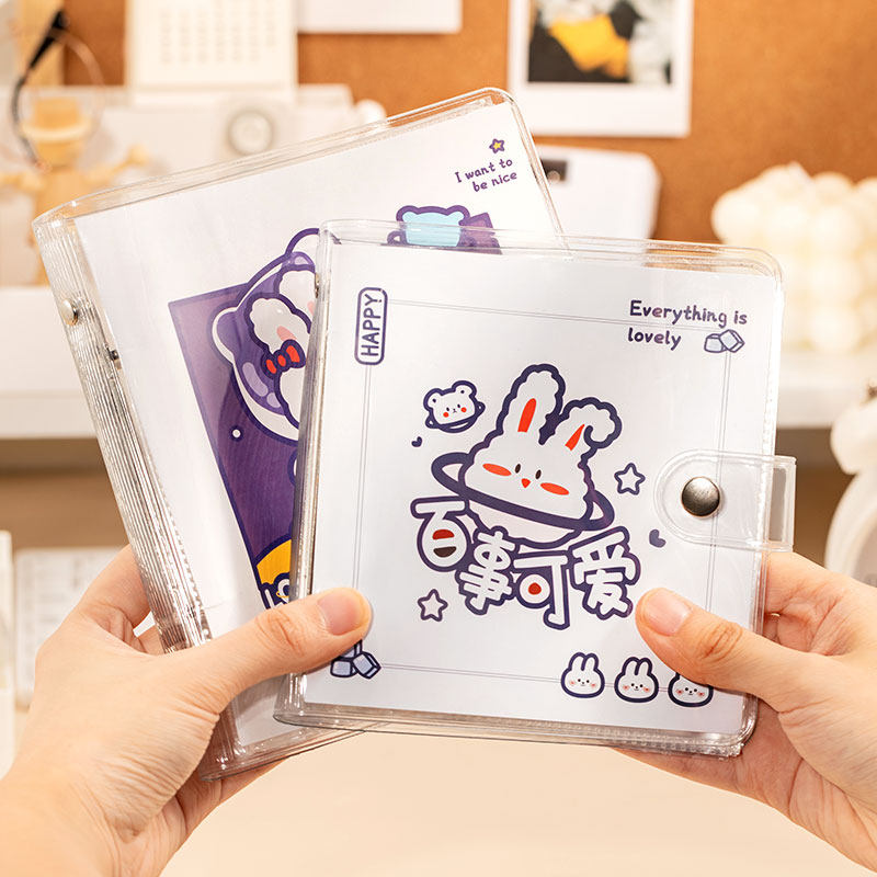 Pat-up 3-inch 4-inch Comic Book Inserts Page Style Cartoon Set Photos Large Capacity Briefs containing volumes