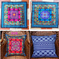 Ethnic style handmade cross-stitch embroidery cushion cushion cushion Chinese embroidered pillowcase cushion cushion cushion