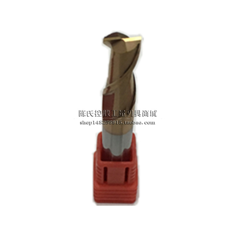 Integral tungsten steel milling cutter carbide-coated CNC milling cutter 55° two-blade lengthened 5*150-20*150