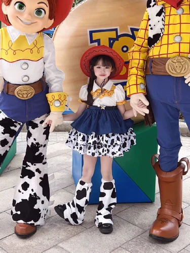 Юбка на девочку, наряд маленькой принцессы, джинсовая игрушка, стиль Лолита, косплей