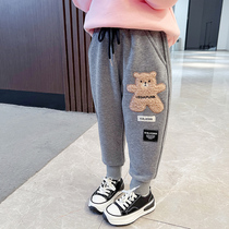 Girl Pants Spring Autumn 2022 New Ocean Gas Korean Version Children Casual Long Pants 1-3 Year Old Baby With Underpants Wear 2