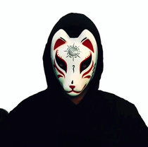 Shake-up Dark Wing Fox Mask Halloween Fire and ninja Kasi Japan and the full face cos Firefly