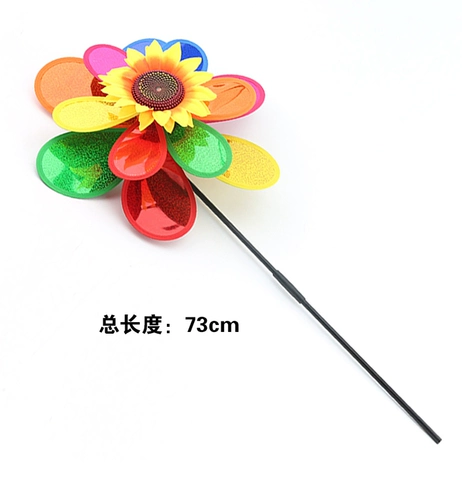 Разноцветная дорожная двухэтажная игрушка «Ветерок» для детского сада на солнечной энергии, подарок на день рождения, подсолнух