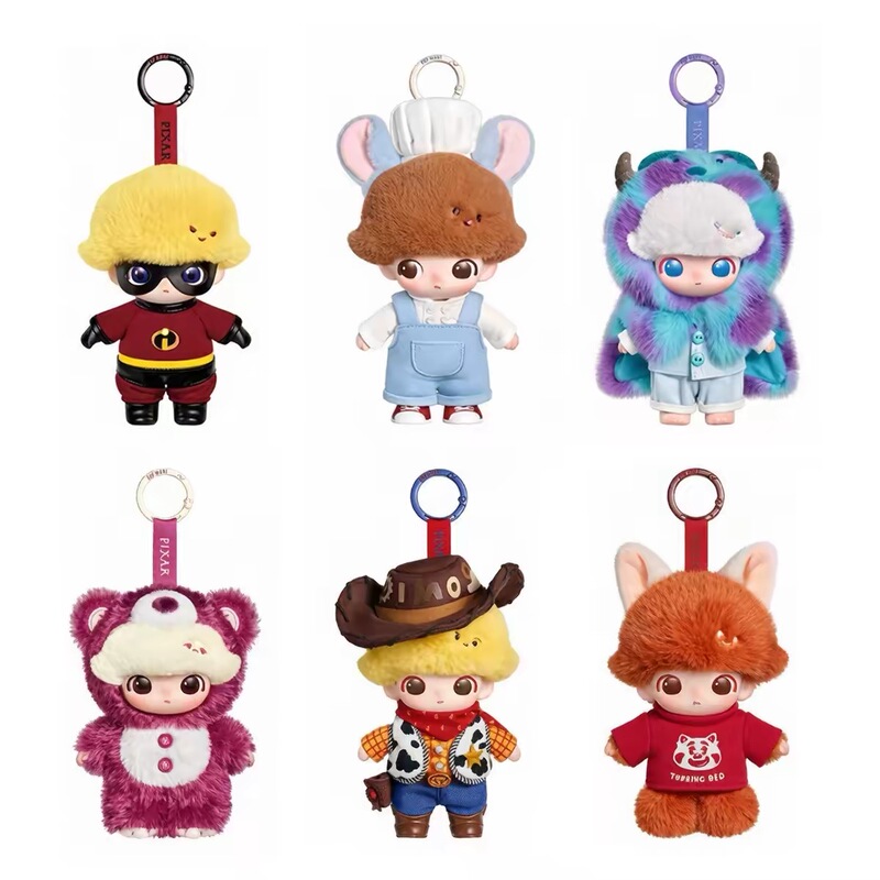 Bubble Mart Dimoo Pixar World×Pixar Collaboration Series Vinyl Plush Pendant Blind Box Gift Bubble Mart Dimoo Pixar World×Pixar Collaboration Series Vinyl Plush Pendant Blind Box Gift