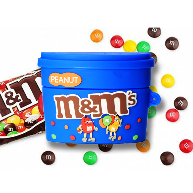 M bean chocolate AirPods pro protective cover for 3 generations of Apple 1 2 generations of bluetooth earphone shell soft silicone female