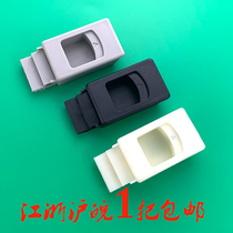 Haitan brand LS735 buckle side door lock DK725-3B dark buckle hand ABS nylon plastic camera obscura buckle hand