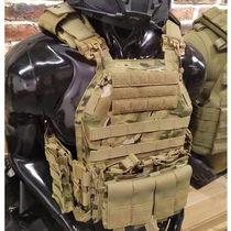 Tactical vest bulletproof protective vest multi-functional heavy-duty training vest that can be equipped with inserts outdoor CS field equipment