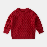 Круглый вырез красный