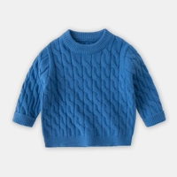 Круглая шея голубая