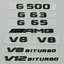 19-21 Mercedes-Benz G-Class word mark G500 G63 G65 AMG modified car logo rear tail mark V8 BITURBO side mark