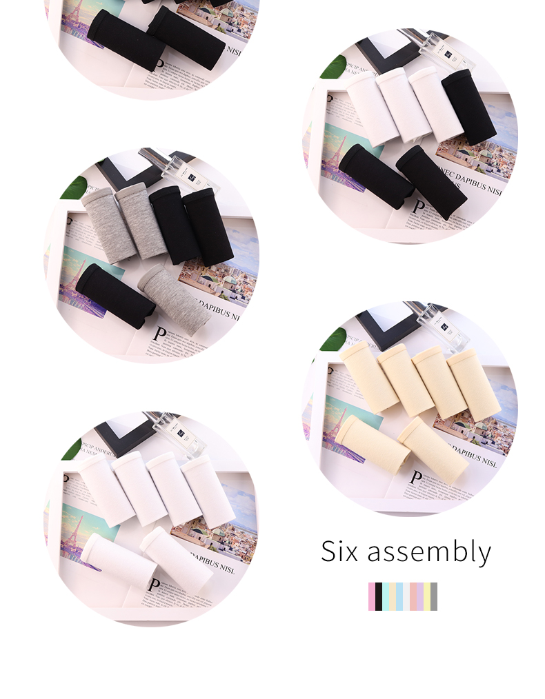 Quần lót nữ cotton đen trắng học sinh trung học eo cao học sinh cotton thoải mái cô gái lớn tóm tắt kháng khuẩn quần sịp 7 màu