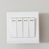 Four-position switch 4 open single control switch four open single control switch 86 type switch socket four switch panel 4 open