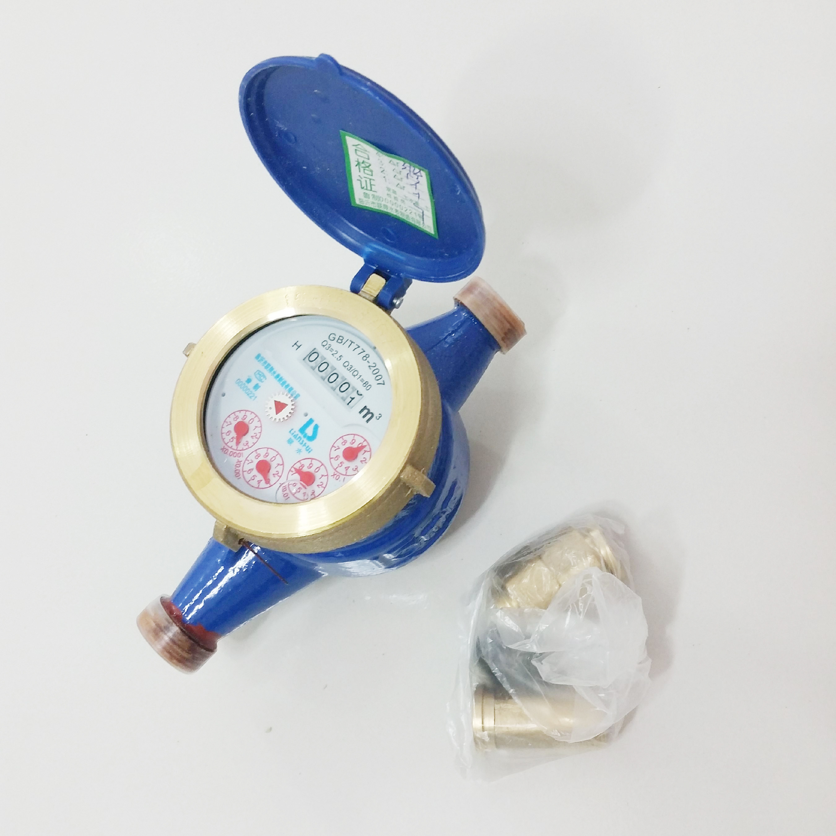 Tap water meter Water meter Household machinery Household water meter 4-point tap water meter Household water meter 4-point water meter