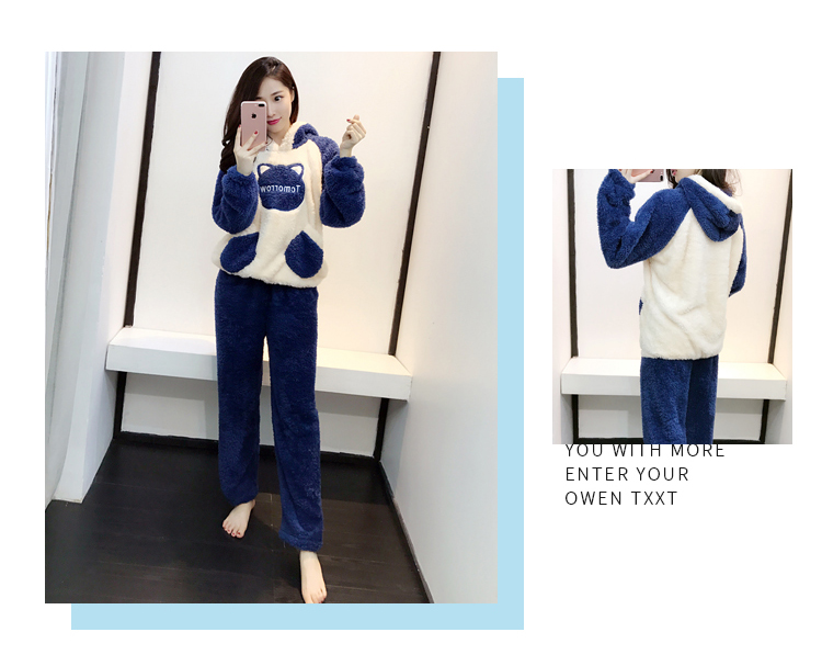 Pyjama pour femme à manches longues - Ref 2995610 Image 28