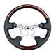 13Th Generation Crown Peach Wood Steering Wheel Assembly Alphard Car Modified Steering Wheel Peach Wood Wilfa Cruiser