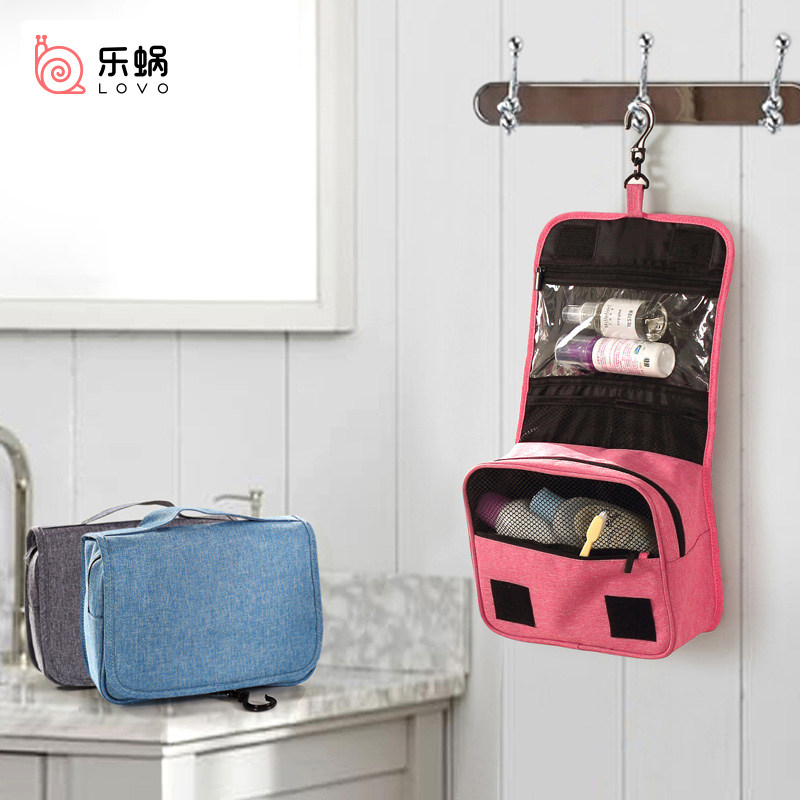 LOVO home textile life convenient hanging layered storage box multi-purpose storage bag fashion wash bag