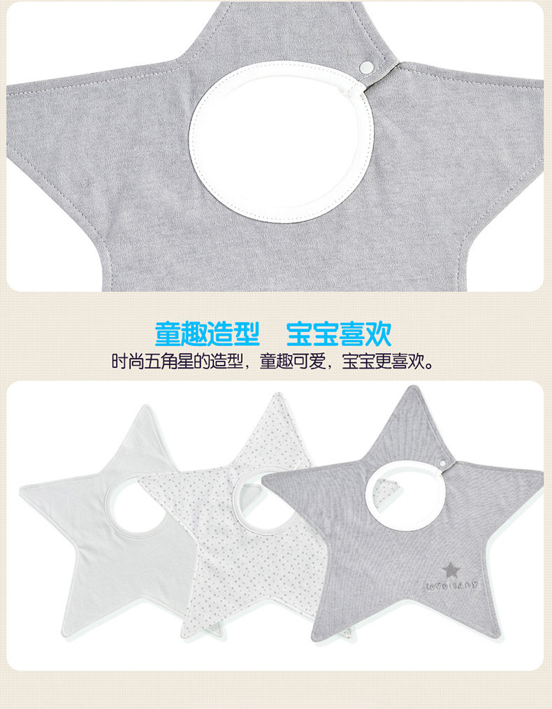 [lovo-baby-星星宝贝婴儿口水巾(灰色、白色、印花）-叶曹娟（质保和法务已审核）_07.jpg]
