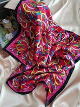 Fashion small thing ~ big brand yuan single hand-rolled silk silk silk scarf scarf