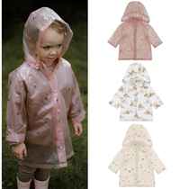2023 summer new product ins popular kindergarten raincoat cute lemon full print cloak poncho for boys and girls