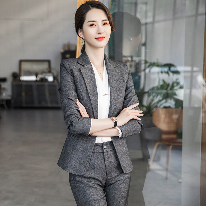 2020 mùa xuân phụ nữ mới chính thức kinh doanh đen cao cấp CV phù hợp với tính khí phù hợp với phỏng vấn chuyên nghiệp quần áo phụ nữ