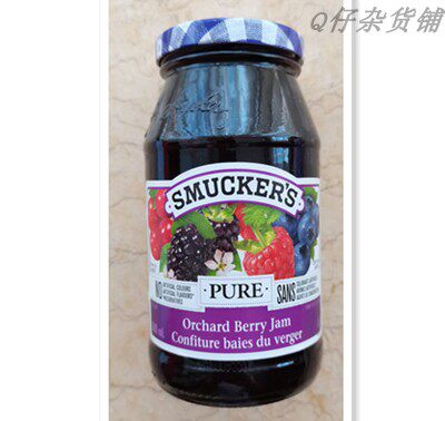 United States imported jam bottle SMUCKERS assorted fruit jam bottle jam 500g original stock