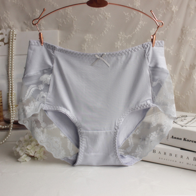 2 mảnh ở eo của phụ nữ đồ lót modal cotton tập tin liền mạch túi ren hông vải cotton tam giác tóm tắt quần lót su đúc