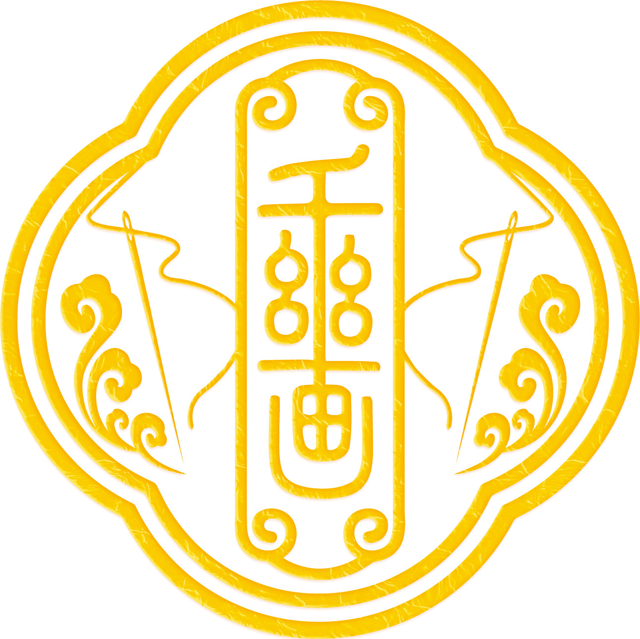 千丝画刺绣的LOGO