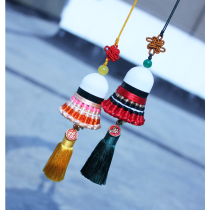 Badminton Hanging Accessories Bull year opener cart hanging this year Chinese Wind Gift Fueple Lions Pendant Lovers Presents