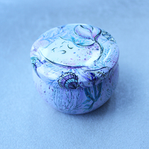 Gift Box Macaron Iron Box Mermaid Delight Sugar Box Ornament Bag of Flowers Tea Jar