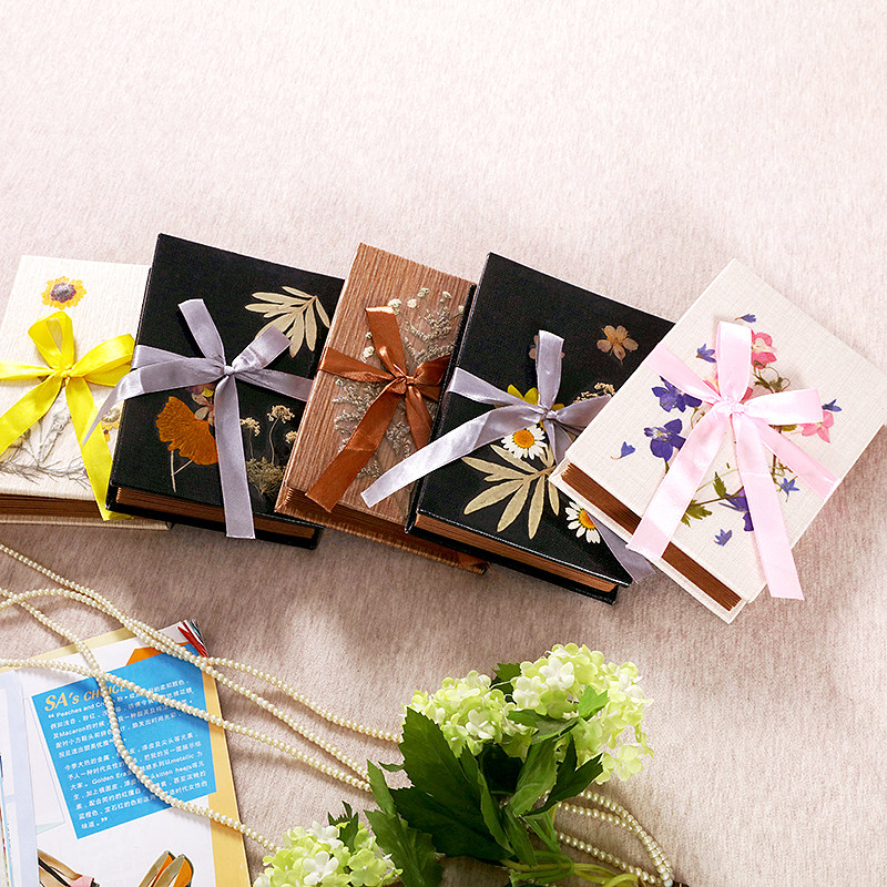 Dry Flowers and Leaf Original Dry Flower Book Accordion Flower Book DIY Photo 5 inch Creative Gift