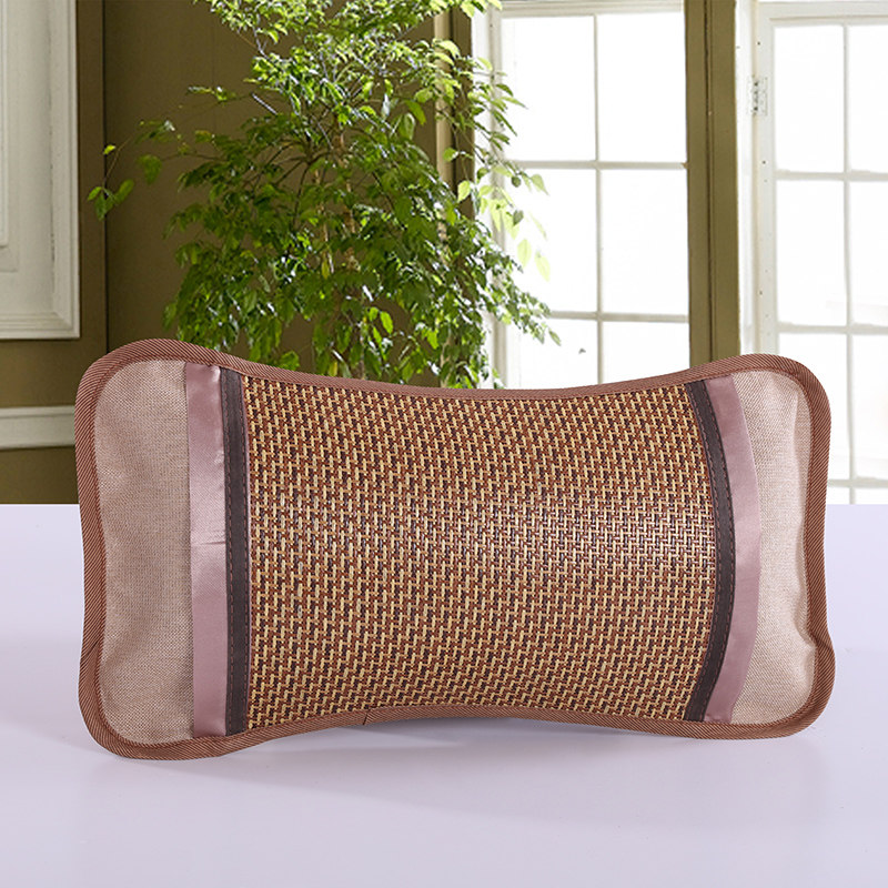 Summer bamboo and childhood bamboo pillow, tea-fried neck nap with small pillow bamboo pillow, ice pillow