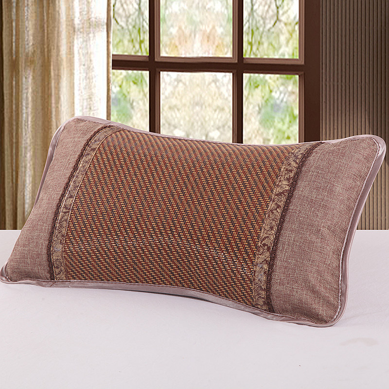 Health care summer cool pillow new product summer tea fragrance pillow adult children ice silk summer mat pillow core rattan face pillow
