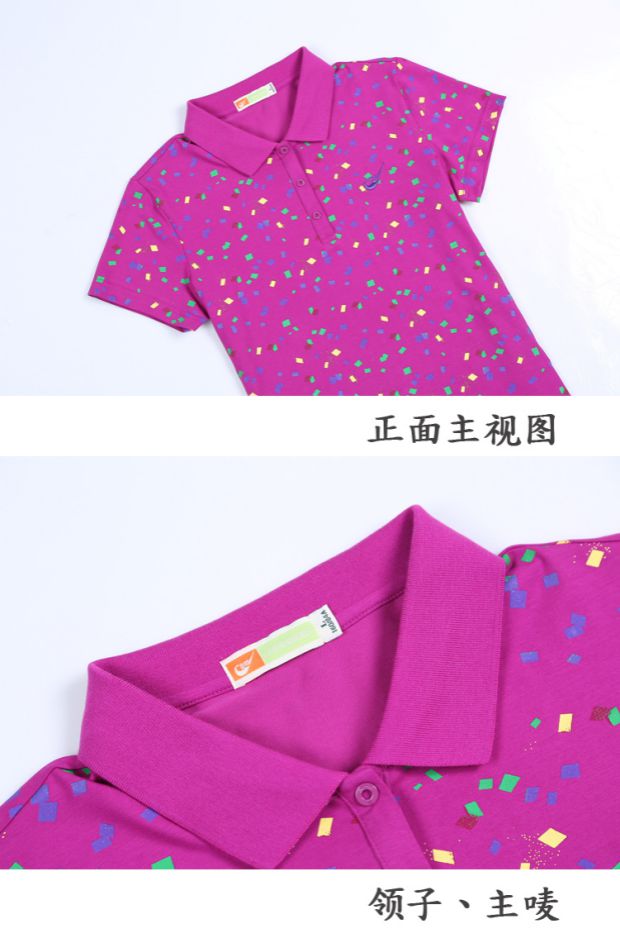 Giải phóng mặt bằng mã số City Demei mùa hè cổ điển Phụ nữ cotton ve áo thể thao giản dị Áo phông POLO - Áo polo thể thao áo polo oversize