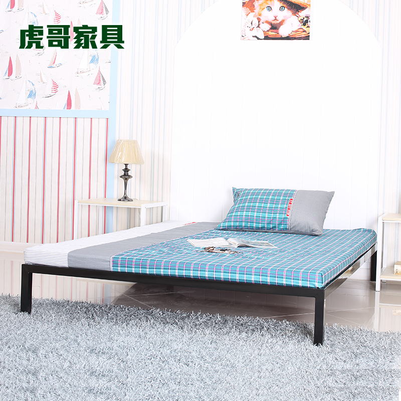 Metal 牀 Wrought Iron Simple Frame Double 15 M 1 8 Korean Tatami 2 Children