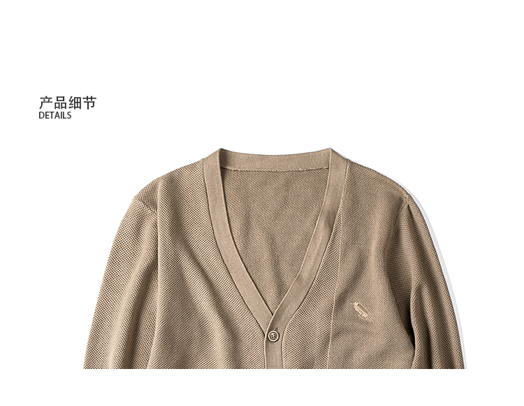 Dreamer mùa xuân mới thiết kế ban đầu Nhật Bản retro vui vẻ thêu đan cardigan nam dài tay áo